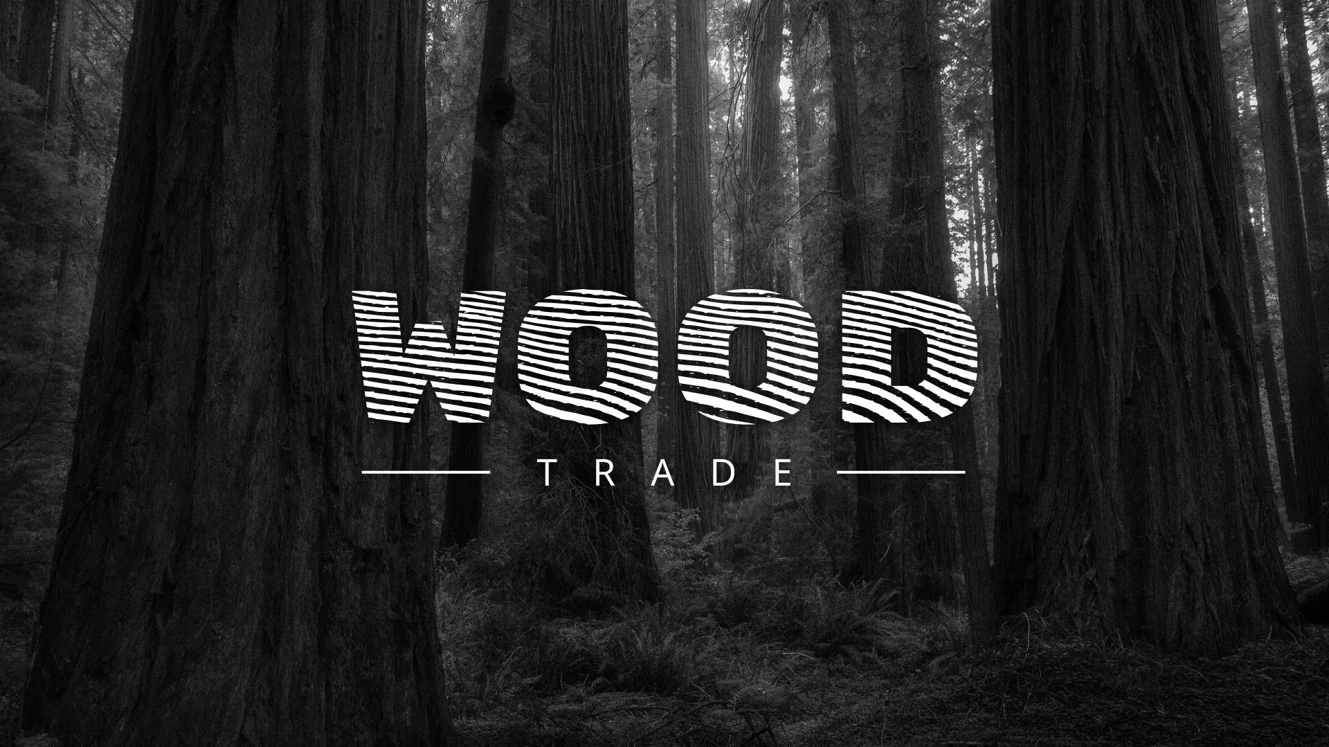 Разработка логотипа для компании «Wood Trade» в Кремёнках
